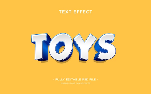 Conception D'effet De Texte De Jouets