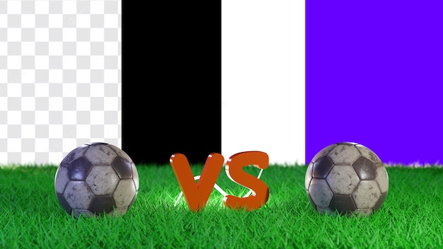 Conception de fond de football de rendu 3D