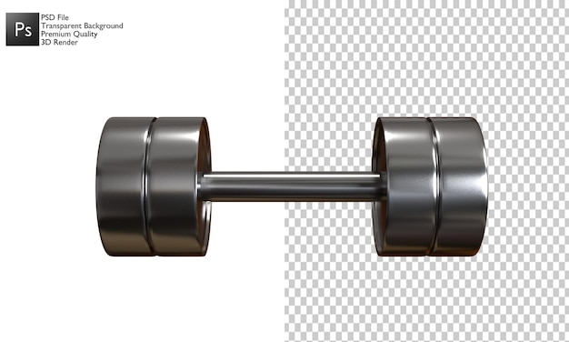 Conception D'illustration D'haltères 3d