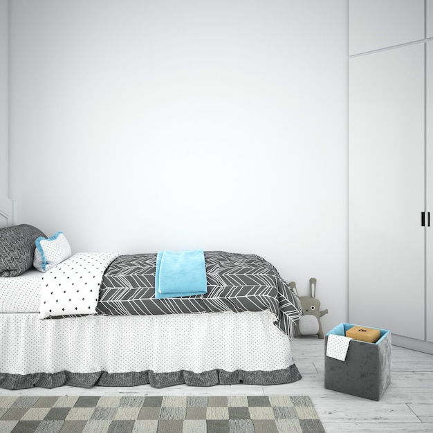 Conception intérieure de la chambre d'enfants