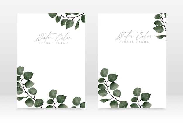 Conception D'invitations De Mariage Et De Fête Florales à L'aquarelle