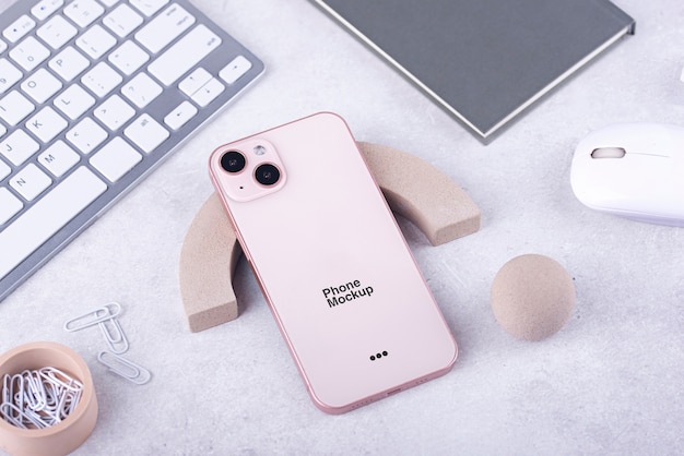 Conception de maquette d'appareil smartphone