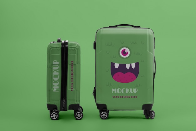 PSD conception de maquette de bagages monster