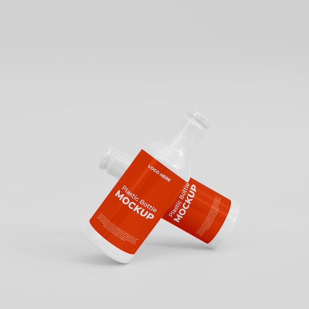 Conception de maquette de bouteille de médicament 3d