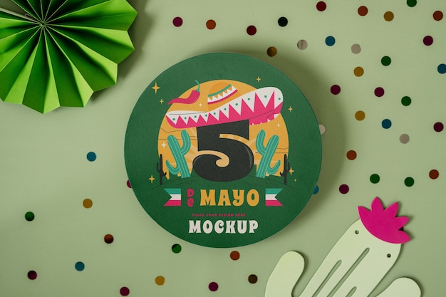 PSD conception de maquette de cinco de mayo