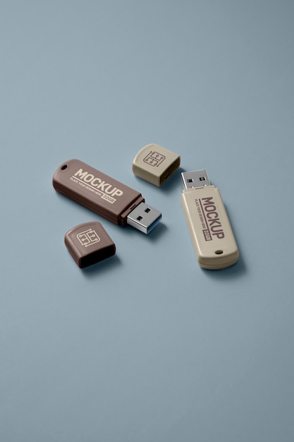 PSD conception de maquette de clés usb