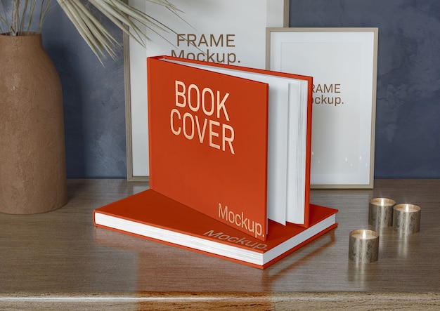 PSD conception de maquette de couverture de livre