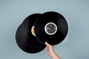 Conception de maquette de disque vinyle