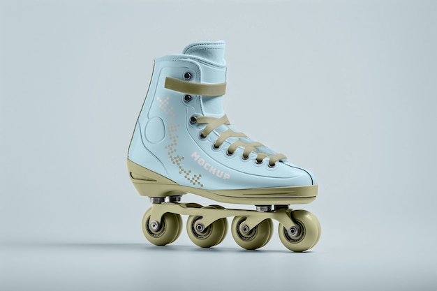 PSD conception de la maquette du patineur à roulettes