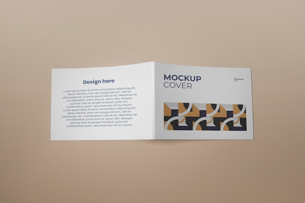 Conception de maquette de livre/album paysage