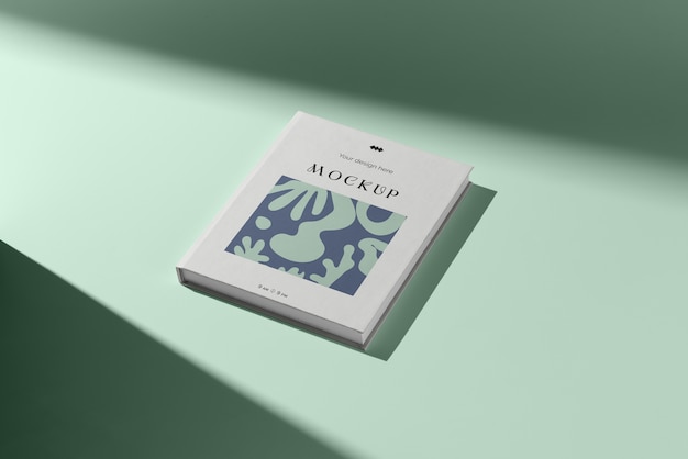 Conception de maquette de livre à couverture rigide