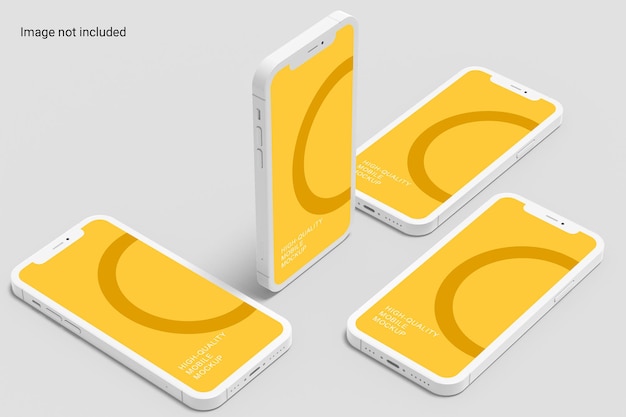 PSD conception de maquette multi-smartphone