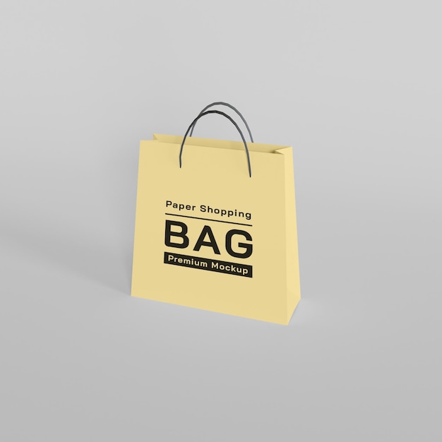 Conception de maquette de sac à provisions en papier Psd Premium