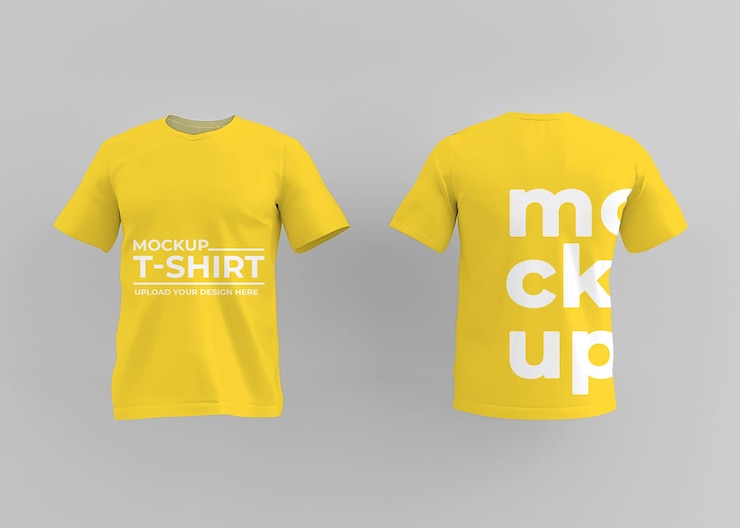 Conception de maquette de tshirt réaliste pour le concept de mode