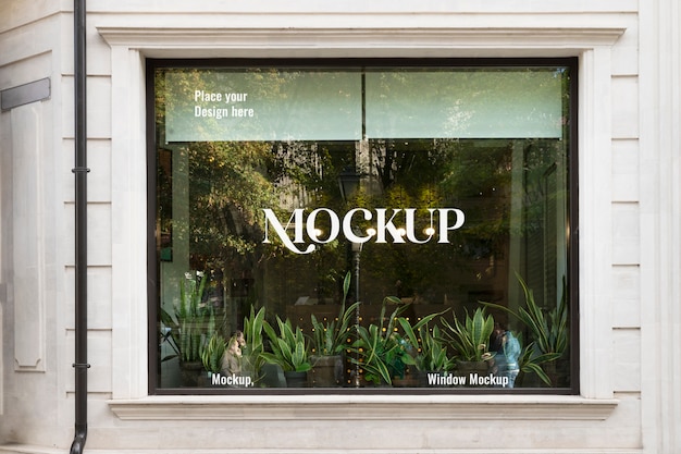 Conception de maquette de vitrine