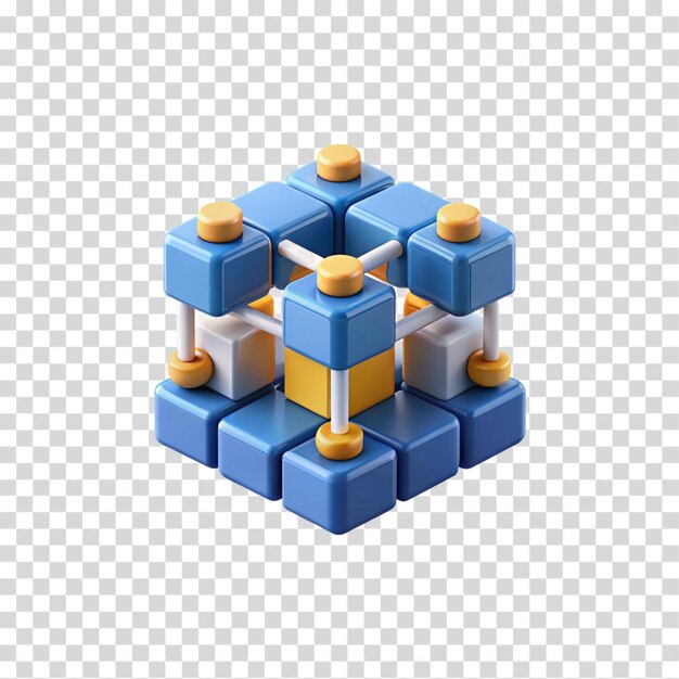 Conception d'un modèle 3D de structure cubique modulaire interconnectée