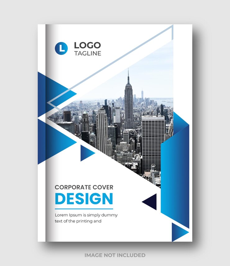 Conception de modèle de brochure de couverture de livre d'entreprise