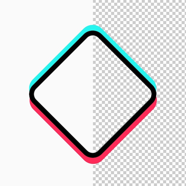 conception de modèle décoratif d'élément tiktok pour le modèle de conception de bannière d'ornement