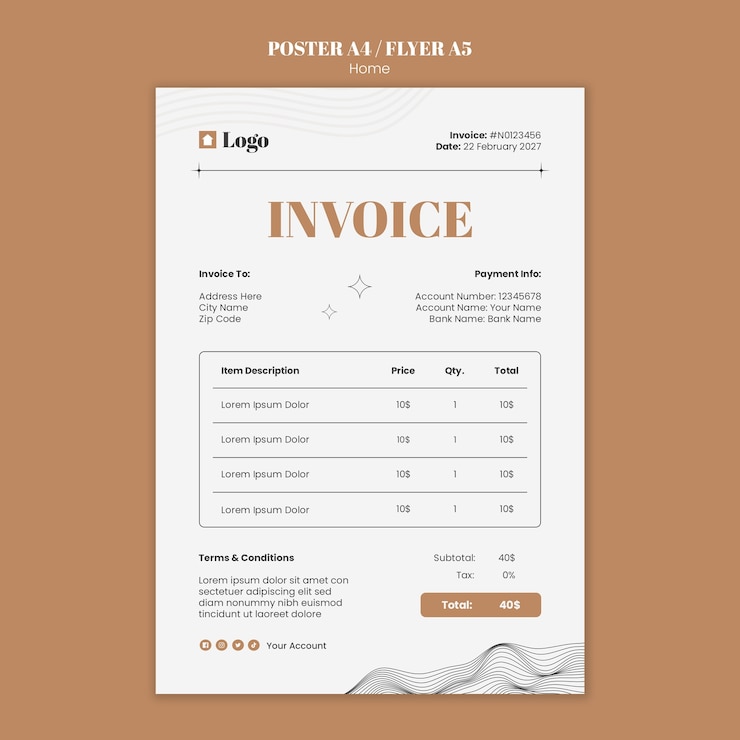 PSD conception de modèle de design d'intérieur