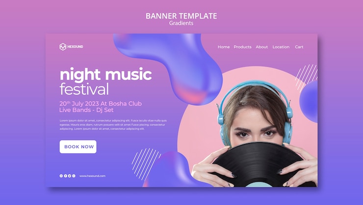 PSD conception de modèle de musique dégradée