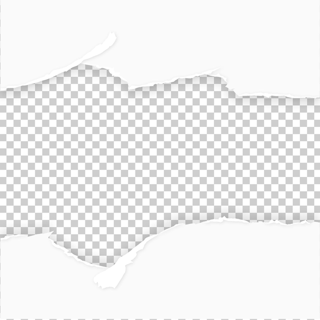 Conception réaliste de déchirures de papier
