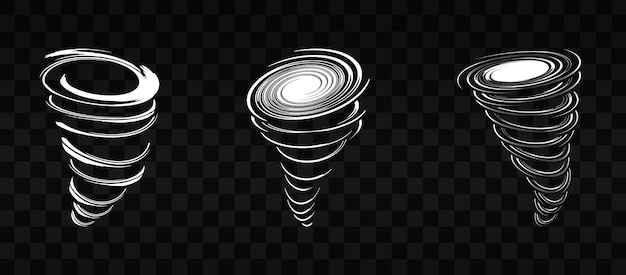 Conception De Tornade Sur Fond Transparent