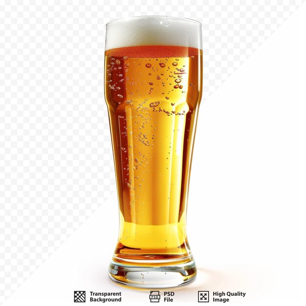 PSD conception de verre à bière isolé