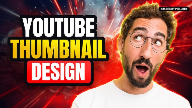 PSD conception de vignettes youtube moderne