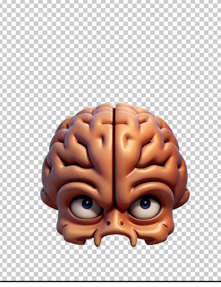 PSD concepto del cerebro humano