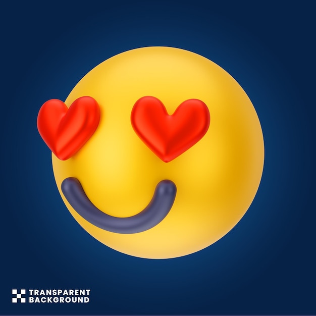Concepto creativo de icono de emoticono de elemento 3D para generador de escena