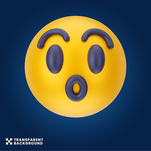 Concepto creativo de icono de emoticono de elemento 3D para generador de escena