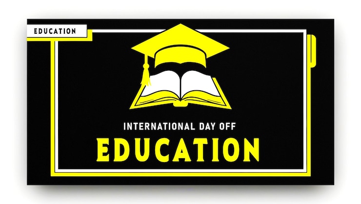 PSD concepto del día internacional de la educación para el diseño de redes sociales