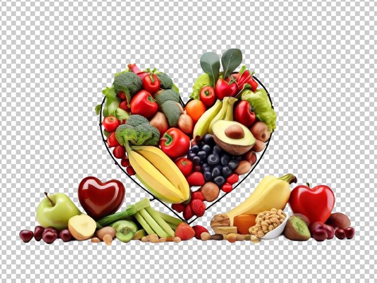 PSD el concepto de dieta saludable para el corazón y el colesterol