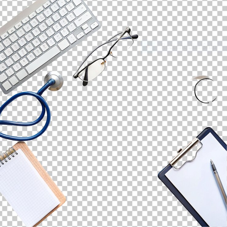 PSD concepto de escritorio con espacio de copia