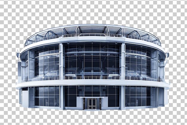 Concepto de estadio en 3D aislado en un fondo transparente