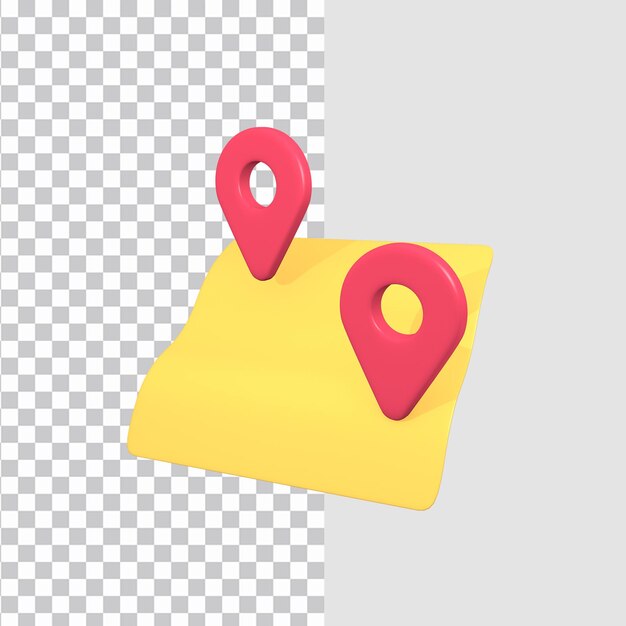 concepto de icono de área de distrito 3d