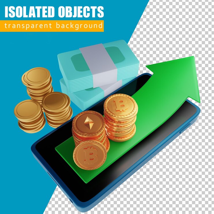 PSD concepto de icono de reembolso y reembolso de dinero. ilustración 3d