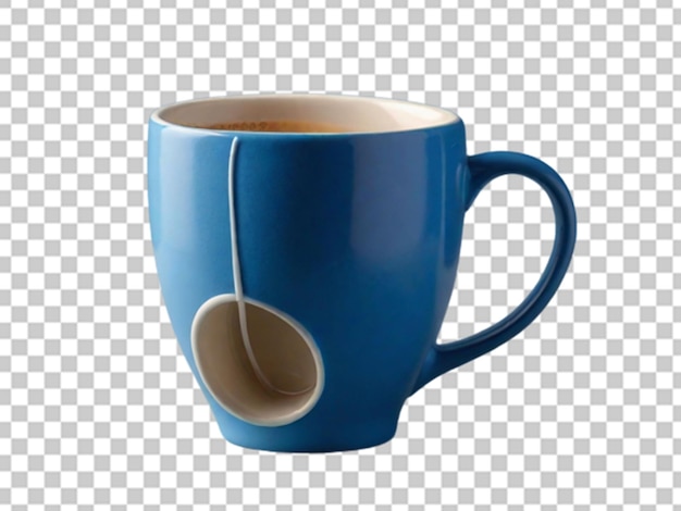 PSD un concepto de lunes azul de la taza azul