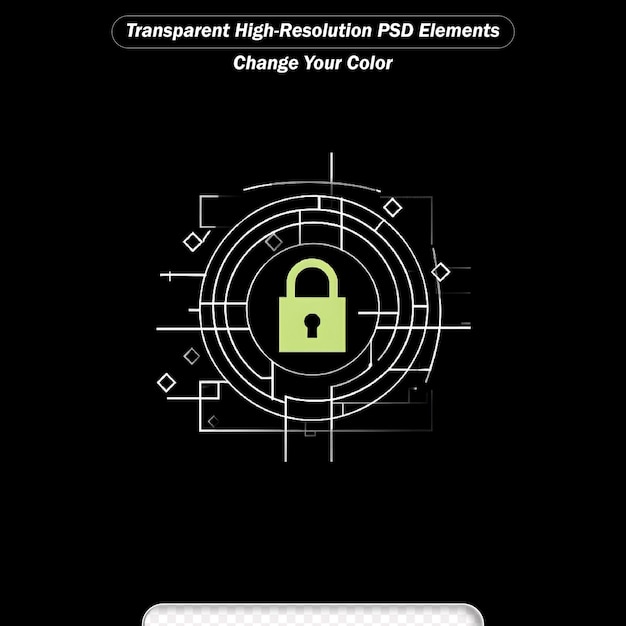 El concepto de negocio de diseño plano del icono de seguridad de internet