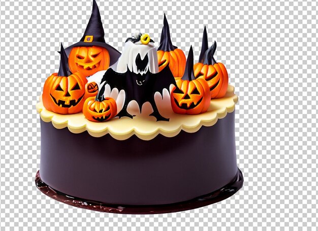 PSD concepto de pastel de halloween