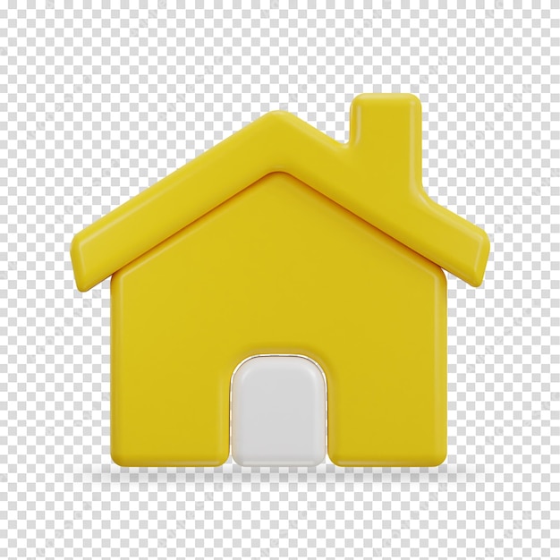 concepto de préstamo hipotecario de bienes raíces ilustración de icono vectorial de hogar 3D