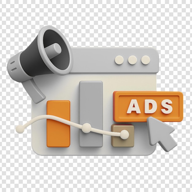 El concepto de publicidad y marketing es de color plateado.