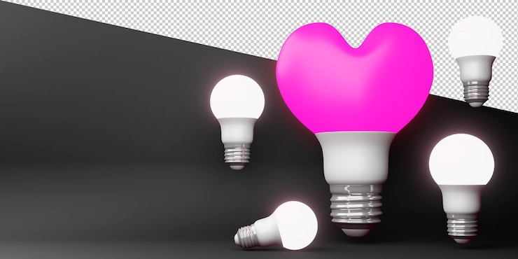 PSD concepto de san valentín en representación 3d aislada