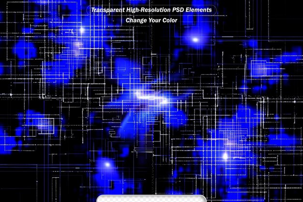 PSD concepto tecnológico resumen de la ilustración de fondo