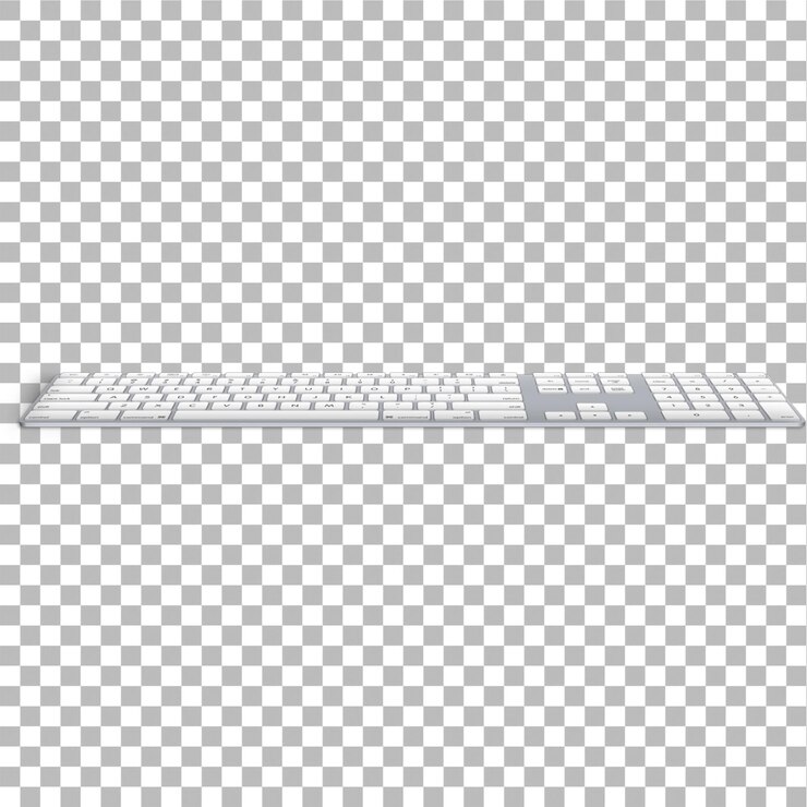 PSD un concepto único de computadora aislada en fondo plano muy adecuado para su uso en la mayoría de los proyectos