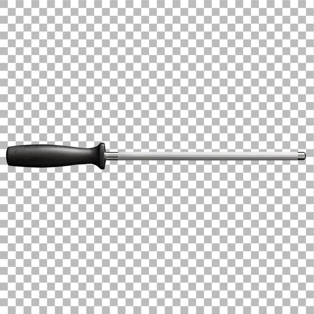 Un concepto único de cuchillo de acero inoxidable aislado en un fondo plano muy adecuado para su uso en la mayoría de los proyectos de cocina