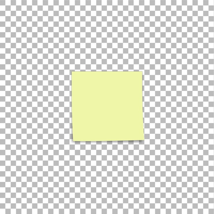 PSD un concepto único de notas en blanco aisladas en un fondo plano muy adecuado para su uso en proyectos de belleza