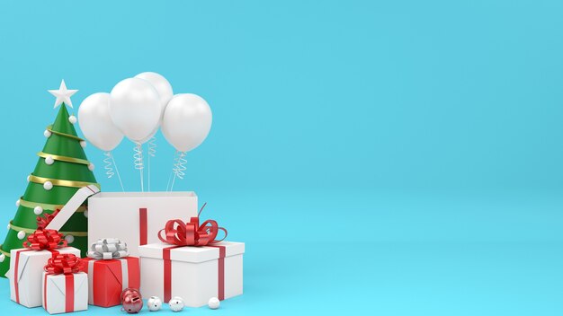 Concepto de venta comercial de maquetas comerciales navideñas