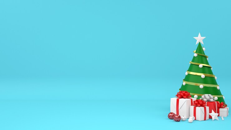 PSD concepto de venta comercial de maquetas comerciales navideñas