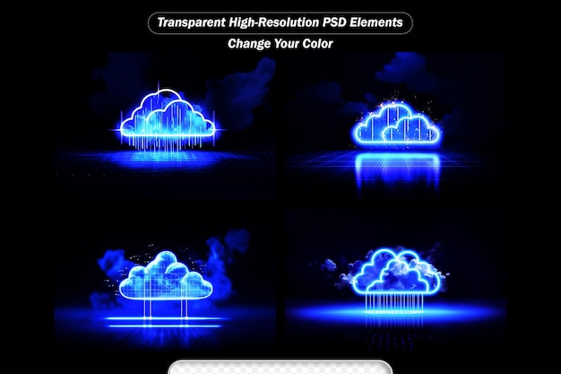 PSD les concepts de technologie de stockage transfèrent les données vers des plates-formes de cloud computing